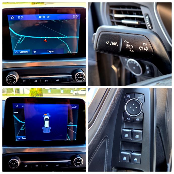 Ford Focus Titanium Diesel AUTOMATIK POLUAUTONOMNA VOŽNJA LED ALU 18, fotografija 13
