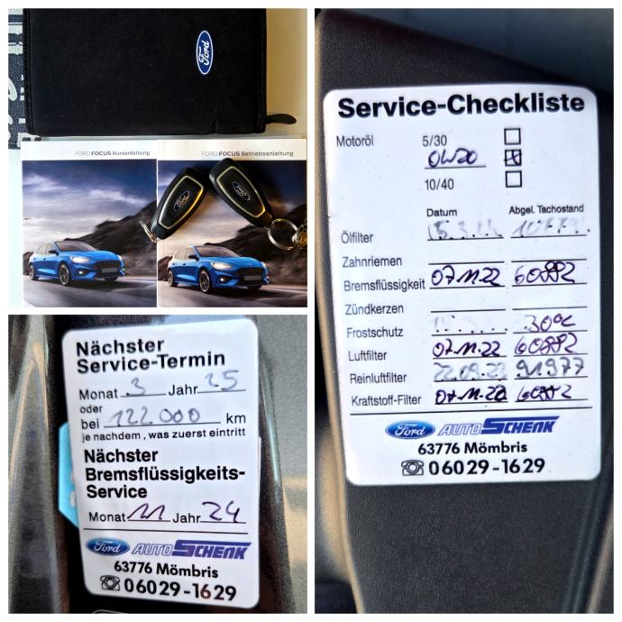 Ford Focus Titanium Diesel AUTOMATIK POLUAUTONOMNA VOŽNJA LED ALU 18, fotografija 14