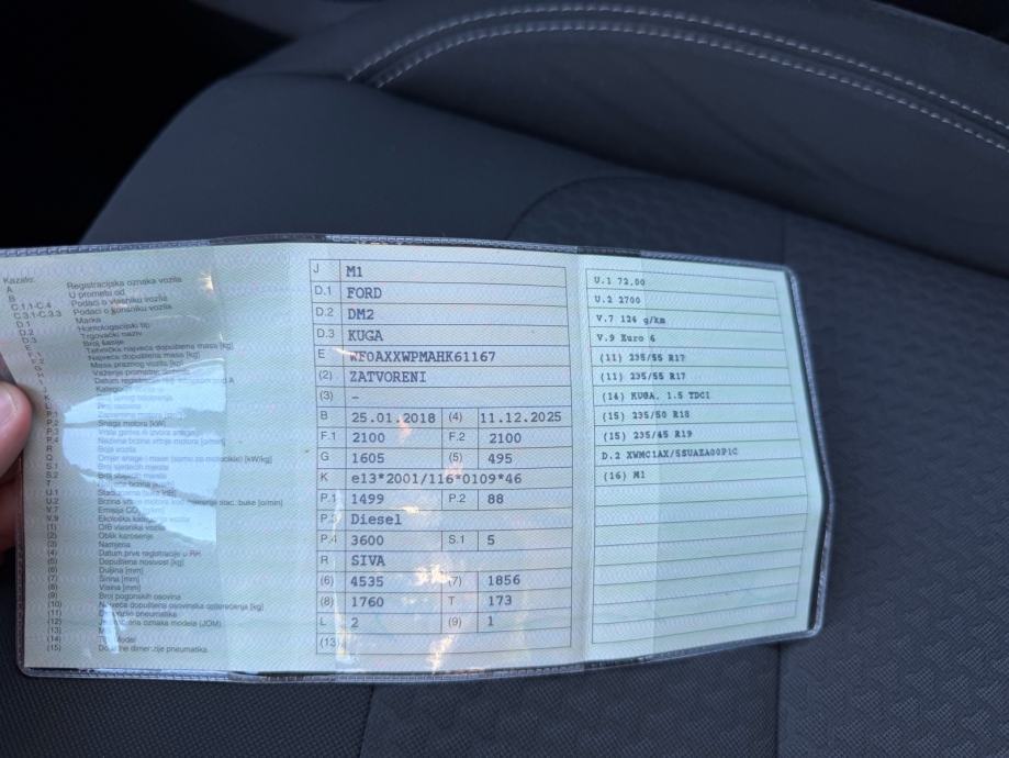 Ford Kuga 1,5 automatik, fotografija 18