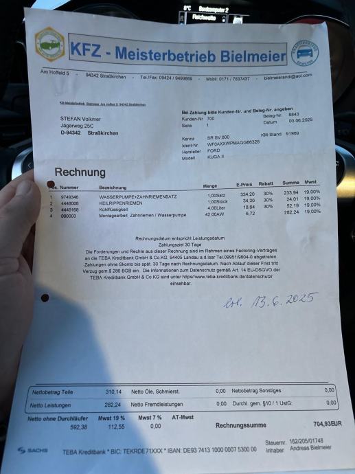 Ford Kuga 1,5, fotografija 20