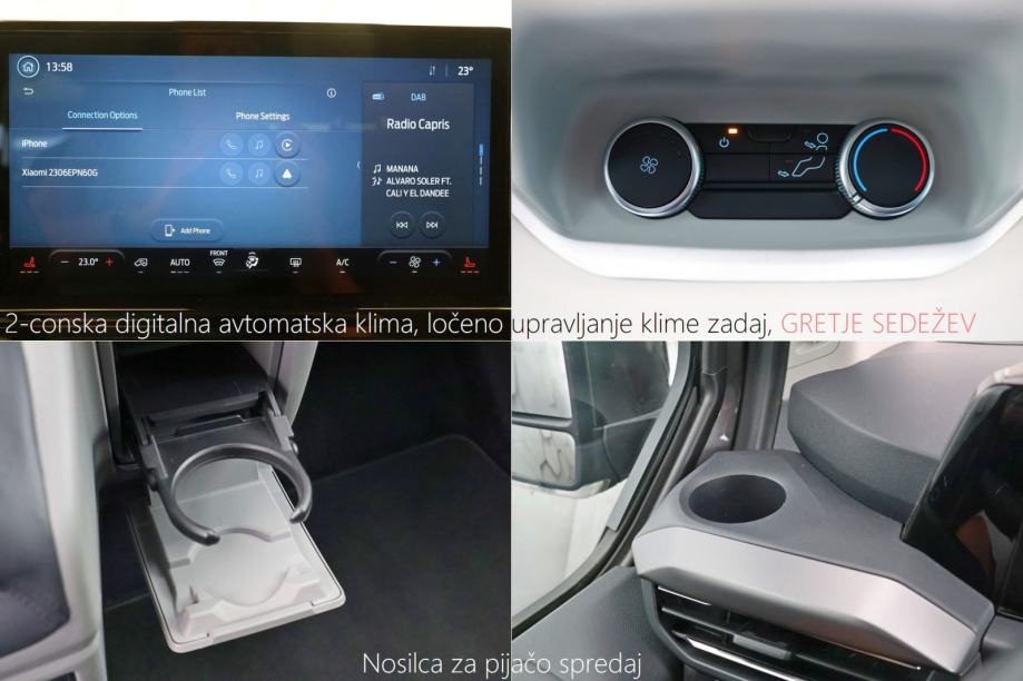 Ford Tourneo Custom L2 2.0TDCi Titanium 150KM VIRTUAL NAVI, fotografija 15