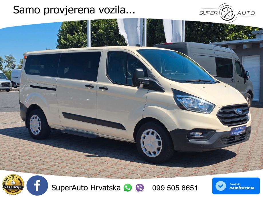 Ford Transit Custom L2 8 sjedala LED+GR SJED+ACC, fotografija 3