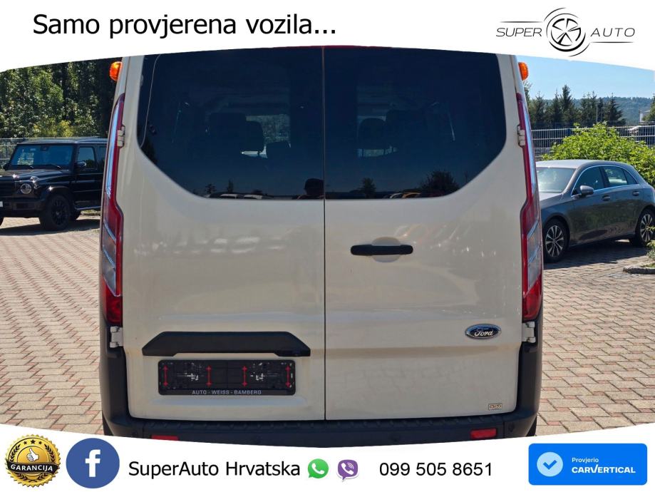 Ford Transit Custom L2 8 sjedala LED+GR SJED+ACC, fotografija 6