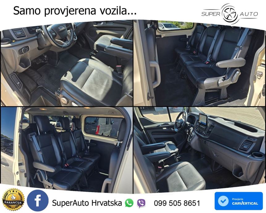 Ford Transit Custom L2 8 sjedala LED+GR SJED+ACC, fotografija 8