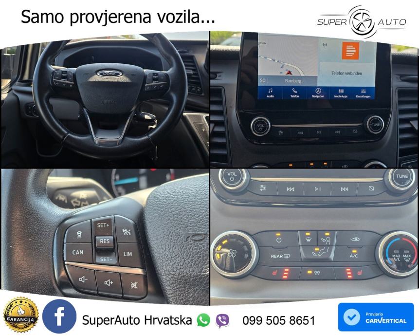 Ford Transit Custom L2 8 sjedala LED+GR SJED+ACC, fotografija 11