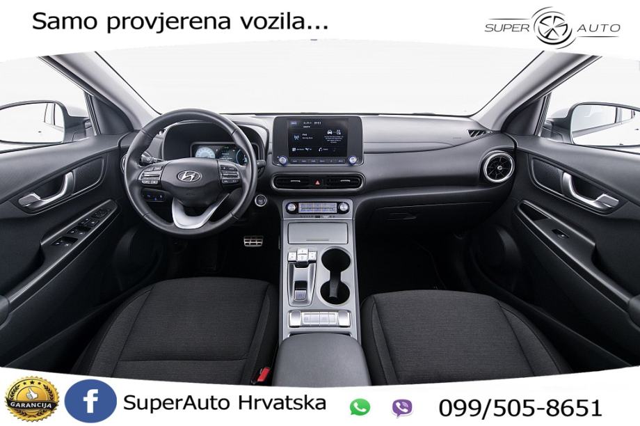 Hyundai Kona Elektro 39,2 KWh 136 KS, CARPLAY+ANDROID+KAMERA, 2021 god.