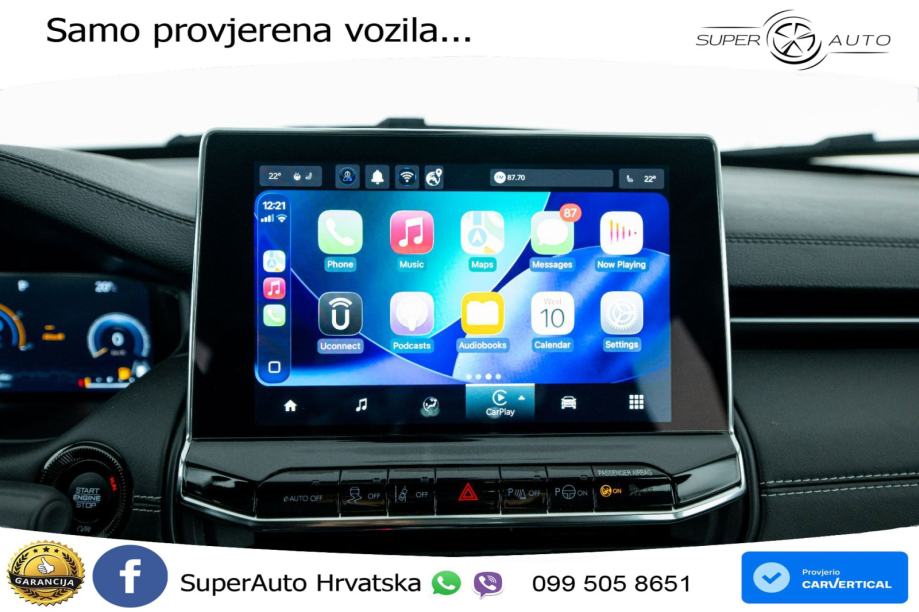 Jeep Compass 1.5 GSE Aut. 130 KS, LED+ACC+GR SJED+KAM+VIRT+PDC, fotografija 9