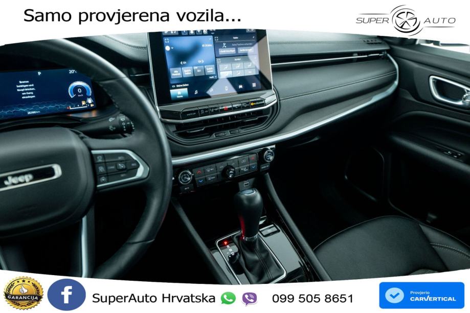 Jeep Compass 1.5 GSE Aut. 130 KS, LED+ACC+GR SJED+KAM+VIRT+PDC, fotografija 14