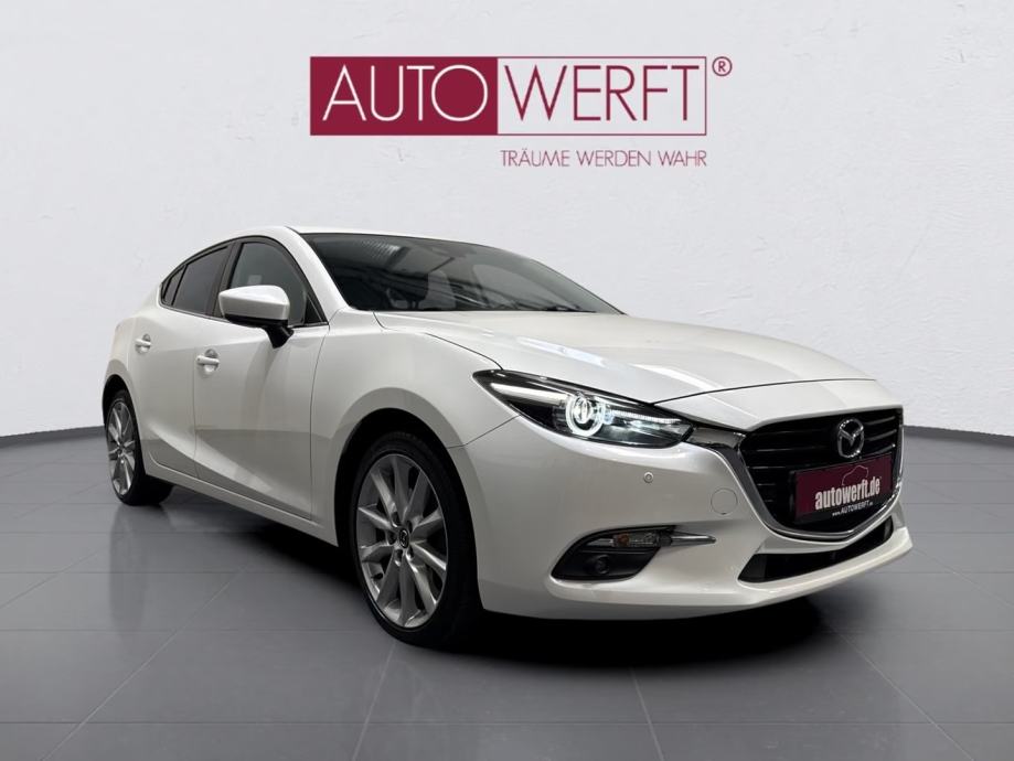 Mazda 3 Sport G165 Sports-Line KAMERA HUD BOSE Snowflake White Metalic, fotografija 3