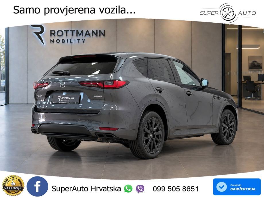 Mazda CX-60 3.3 e-Skyactiv D (254 KS) AWD Automatic LED+GR SJED+ACC, fotografija 2