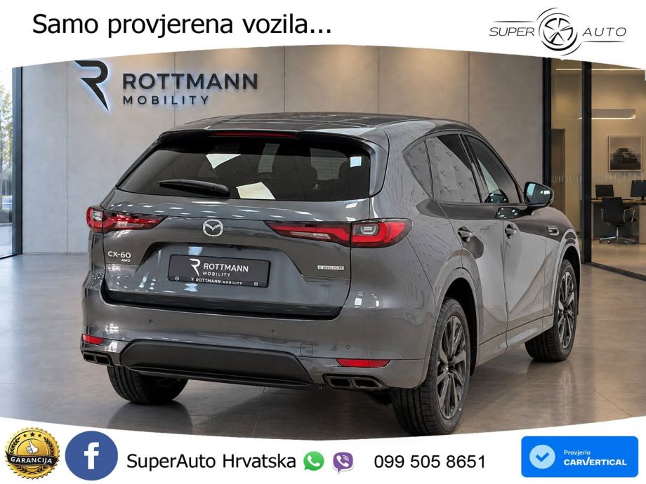 Mazda CX-60 3.3 e-Skyactiv D (254 KS) AWD Automatic LED+GR SJED+ACC, fotografija 5