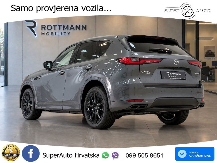 Mazda CX-60 3.3 e-Skyactiv D (254 KS) AWD Automatic LED+GR SJED+ACC, fotografija 7