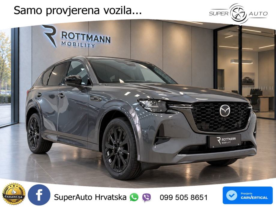Mazda CX-60 3.3 e-Skyactiv D (254 KS) AWD Automatic LED+GR SJED+ACC, fotografija 8