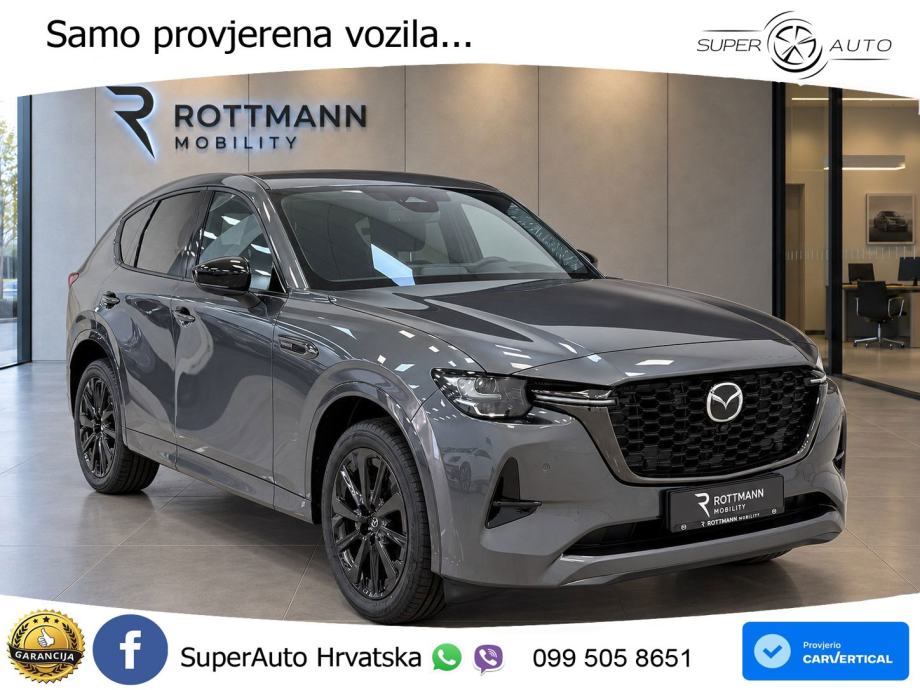 Mazda CX-60 3.3 e-Skyactiv D (254 KS) AWD Automatic LED+GR SJED+ACC, fotografija 9