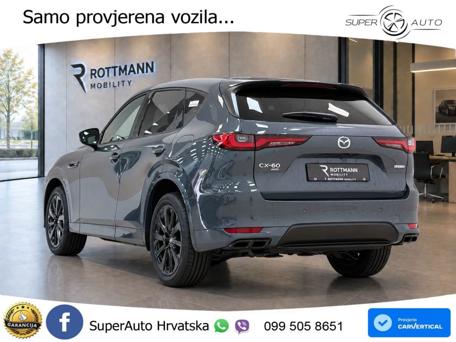 Mazda CX-60 3.3 e-Skyactiv D (254 KS) AWD Automatic LED+GR SJED+ACC, fotografija 5