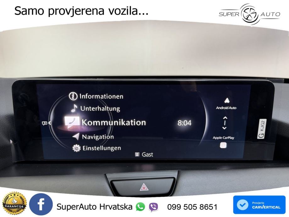 Mazda CX-60 3.3 e-Skyactiv D (254 KS) AWD Automatic LED+GR SJED+ACC, fotografija 19