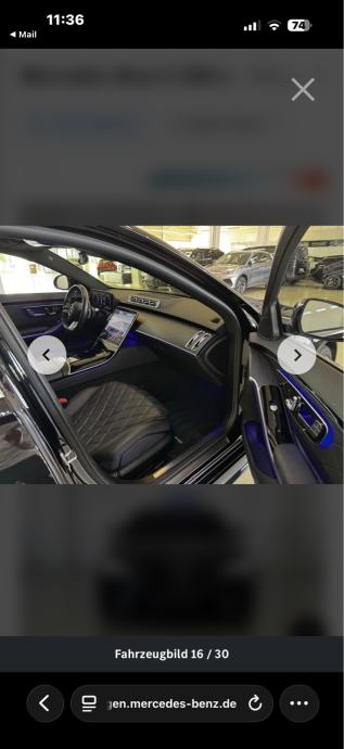 Mercedes S580e,night paket,panorama,hladenje masaza sjedala,full,pdv, fotografija 17