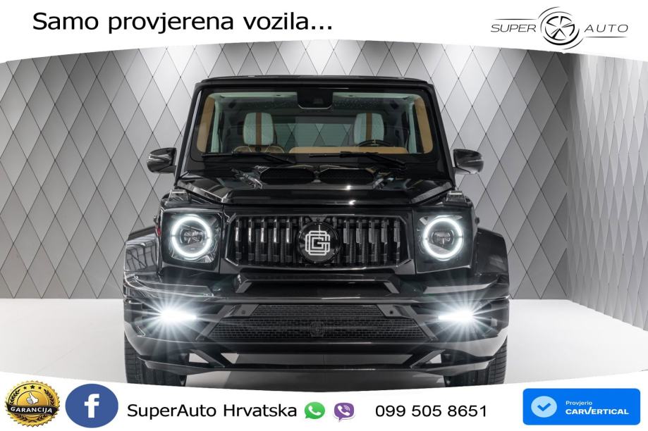 Mercedes AMG G 63 GCD 820 KS, ZRAČNI+ACC+360+LED+4xGR SJED+VIRT+ASIST ...