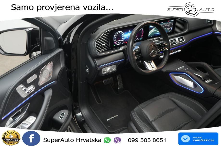 Mercedes AMG GLE 53 (435 KS) EQ Boost 4MATIC+ AMG SPEEDSHIFT TCT 9G, fotografija 11