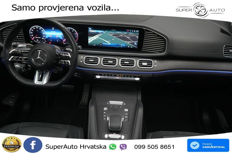 Mercedes AMG GLE 53 (435 KS) EQ Boost 4MATIC+ AMG SPEEDSHIFT TCT 9G, fotografija 16
