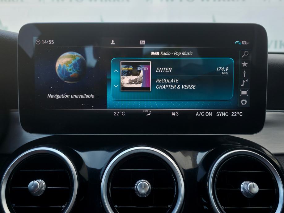 Mercedes-Benz C-Razred 180d AMG Line Avt. LED•TEMP•NAVI•KAMERA•F1•18C, fotografija 19
