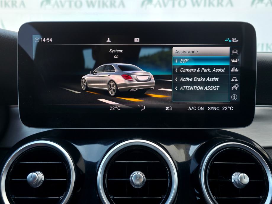 Mercedes-Benz C-Razred 180d AMG Line Avt. LED•TEMP•NAVI•KAMERA•F1•18C, fotografija 16