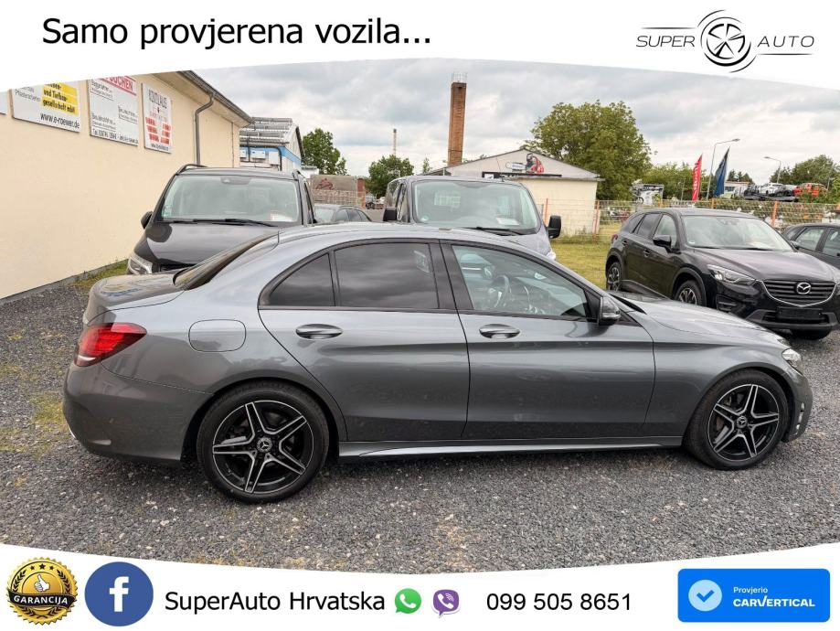 Mercedes-Benz C200 AMG line LED+GR SJED+ACC, fotografija 4