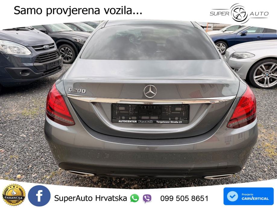 Mercedes-Benz C200 AMG line LED+GR SJED+ACC, fotografija 6