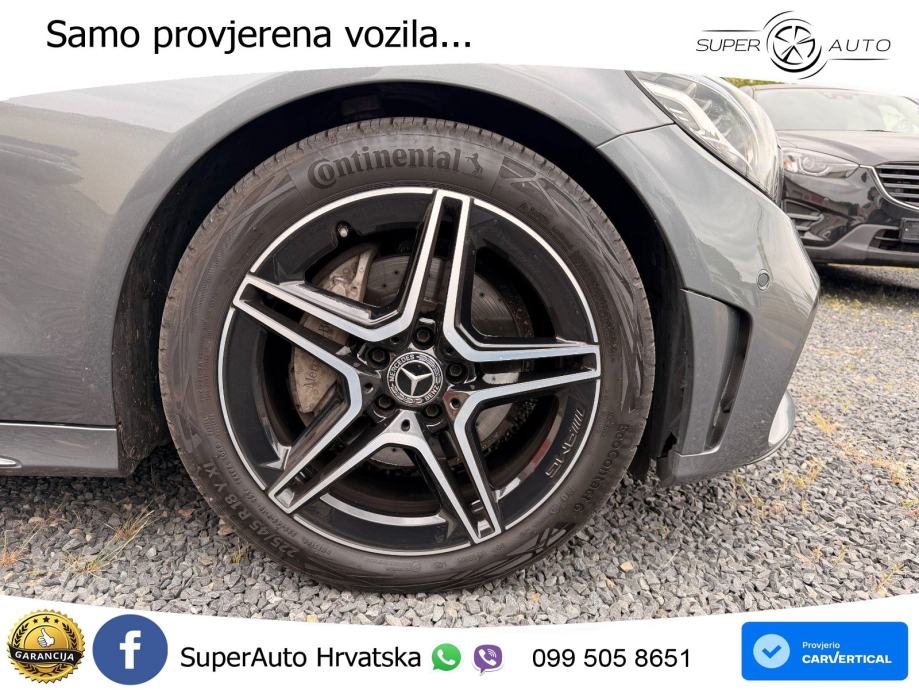 Mercedes-Benz C200 AMG line LED+GR SJED+ACC, fotografija 9