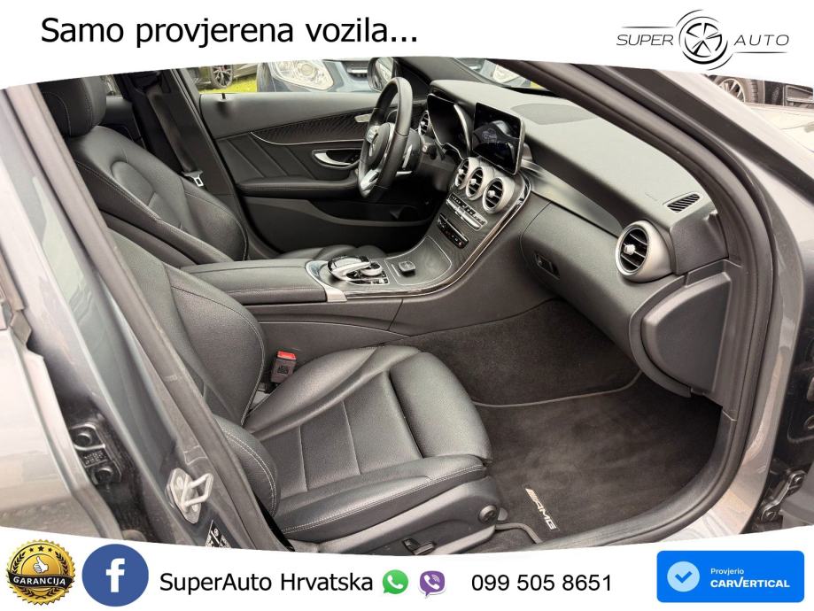 Mercedes-Benz C200 AMG line LED+GR SJED+ACC, fotografija 15