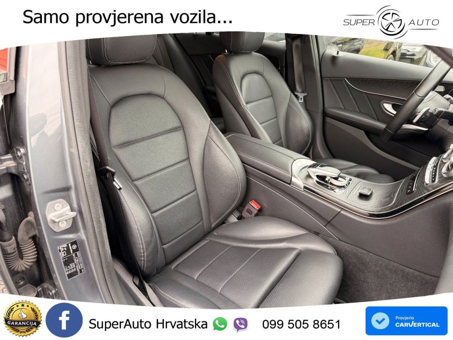 Mercedes-Benz C200 AMG line LED+GR SJED+ACC, fotografija 16
