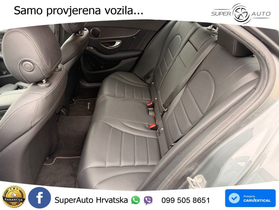 Mercedes-Benz C200 AMG line LED+GR SJED+ACC, fotografija 19