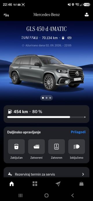 Mercedes-Benz GLS 450d 4Matic, AMG Line, zračni ovjes, kuka, fotografija 7