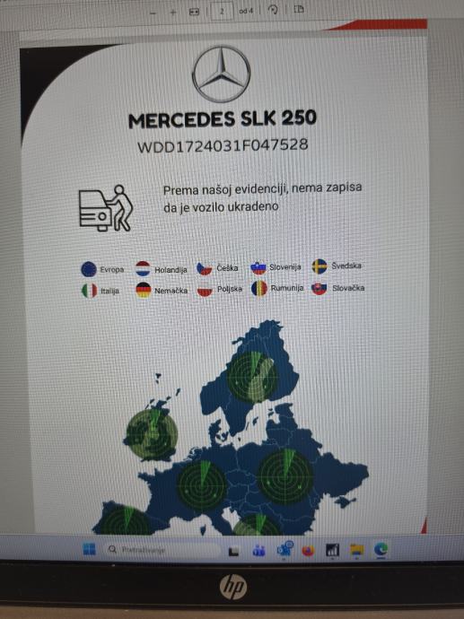 Mercedes-Benz SLK diesel cabrio-roadster 250 CDI automatik, fotografija 19