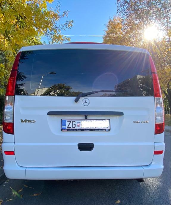 Mercedes Vito 116CDI, EXTRA DUGI 8 sjedala, Osobno, Turizam ili Camper, pogled izvana - slika 2