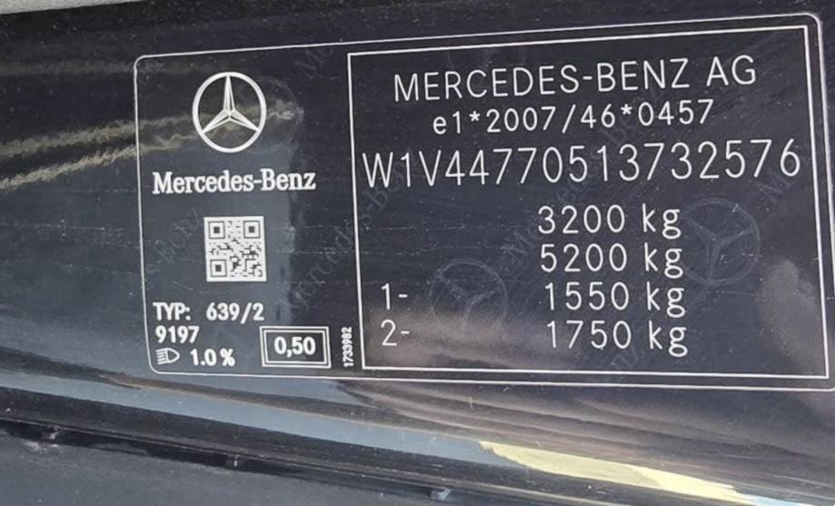 Mercedes-Benz Vito 116 CDI Pro automatik, fotografija 9