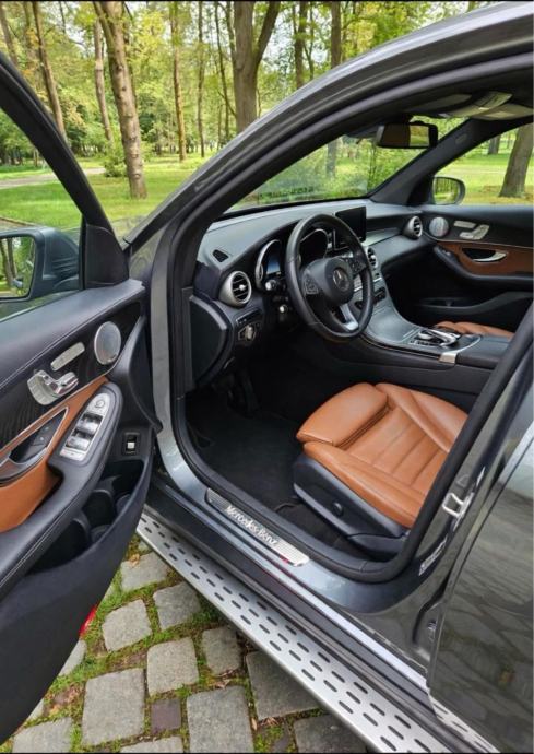 Mercedes GLC 250d 4matic smeđa cognac koža, Panorama, fotografija 4