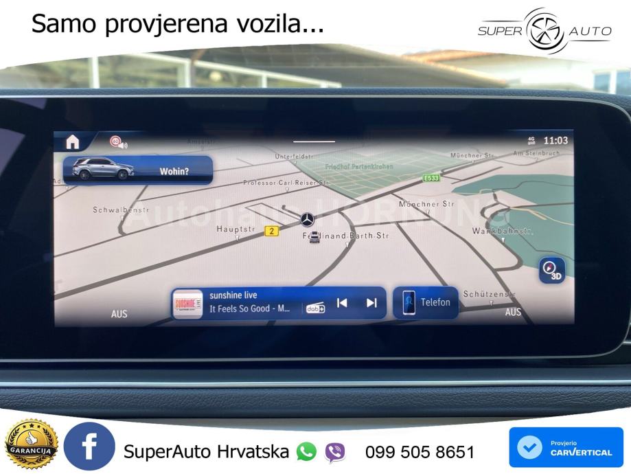 Mercedes GLE 350de (333 KS) 4MATIC 9G-TRONIC AMG ZRAČNI+ACC+GR SJED+KA, fotografija 16