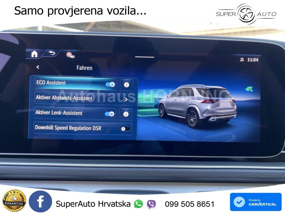 Mercedes GLE 350de (333 KS) 4MATIC 9G-TRONIC AMG ZRAČNI+ACC+GR SJED+KA, fotografija 19