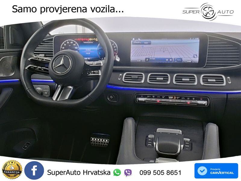 Mercedes GLE 350de (333 KS) 4MATIC 9G-TRONIC ZRAČNI+ACC+GR SJED+360+PA, fotografija 5