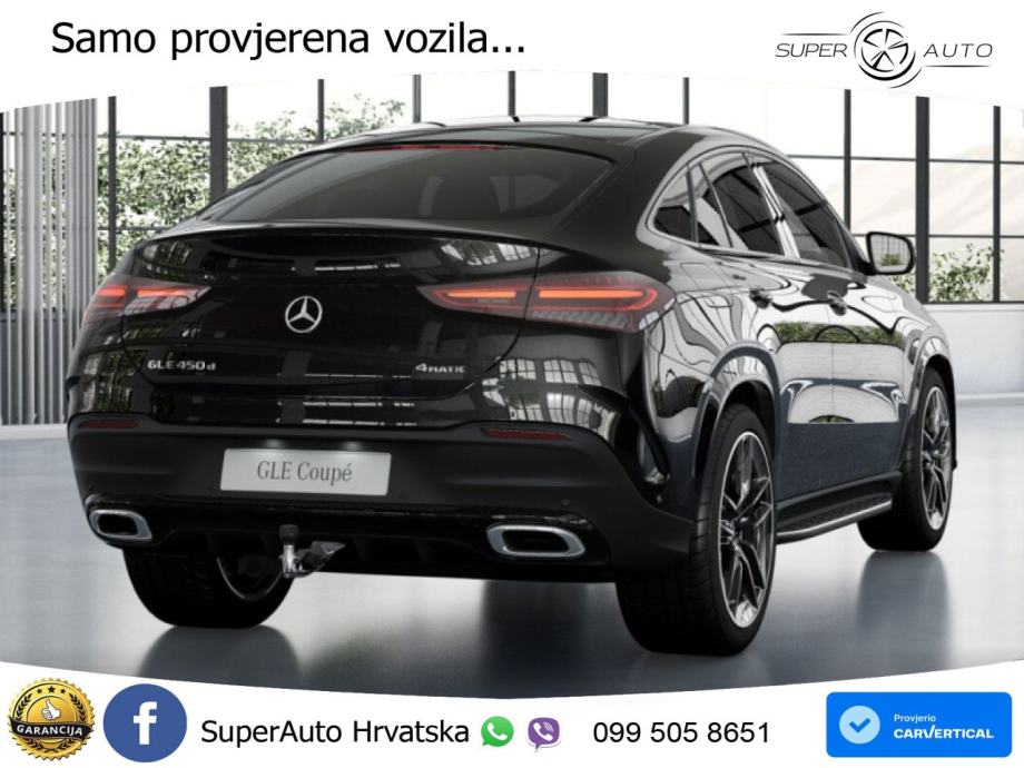 Mercedes GLE Coupe 450d (367 KS) EQ Boost 4MATIC 9G-TRONIC AMG LED+GR, fotografija 4