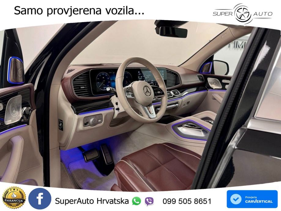 Mercedes Maybach GLS 600 V8 (557 KS) EQ Boost 4MATIC 9G-TRONIC LED+GR, fotografija 3
