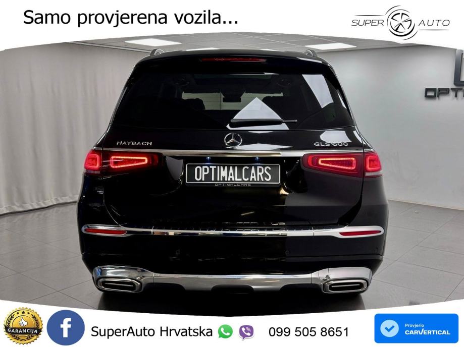 Mercedes Maybach GLS 600 V8 (557 KS) EQ Boost 4MATIC 9G-TRONIC LED+GR, fotografija 9