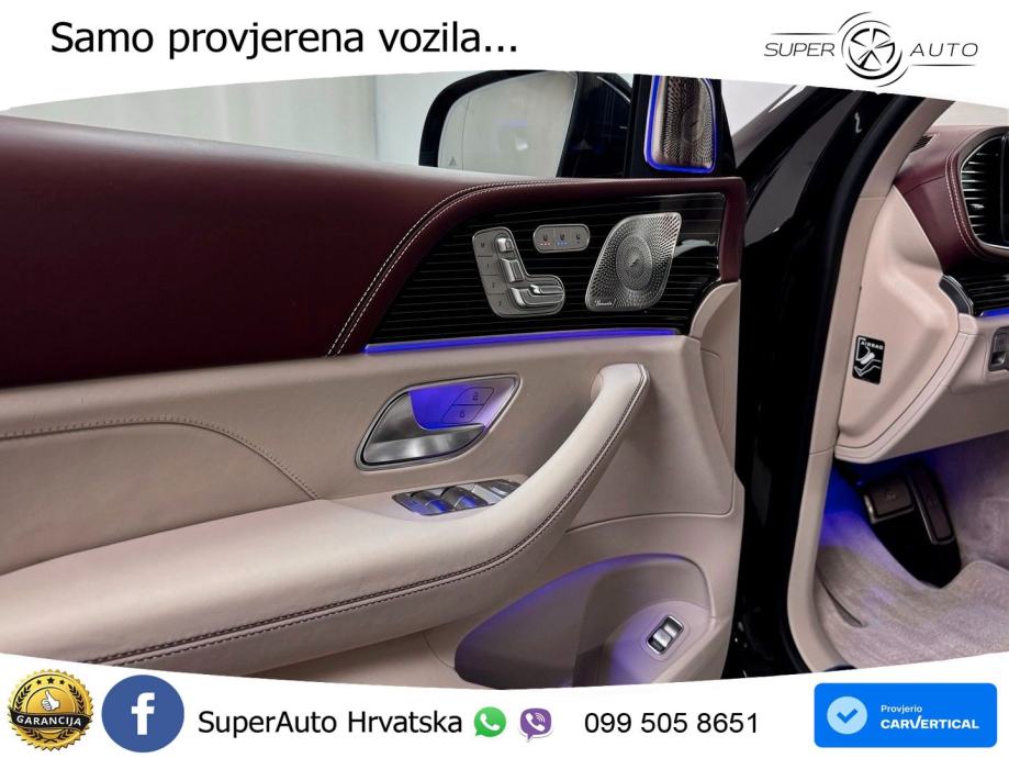 Mercedes Maybach GLS 600 V8 (557 KS) EQ Boost 4MATIC 9G-TRONIC LED+GR, fotografija 12