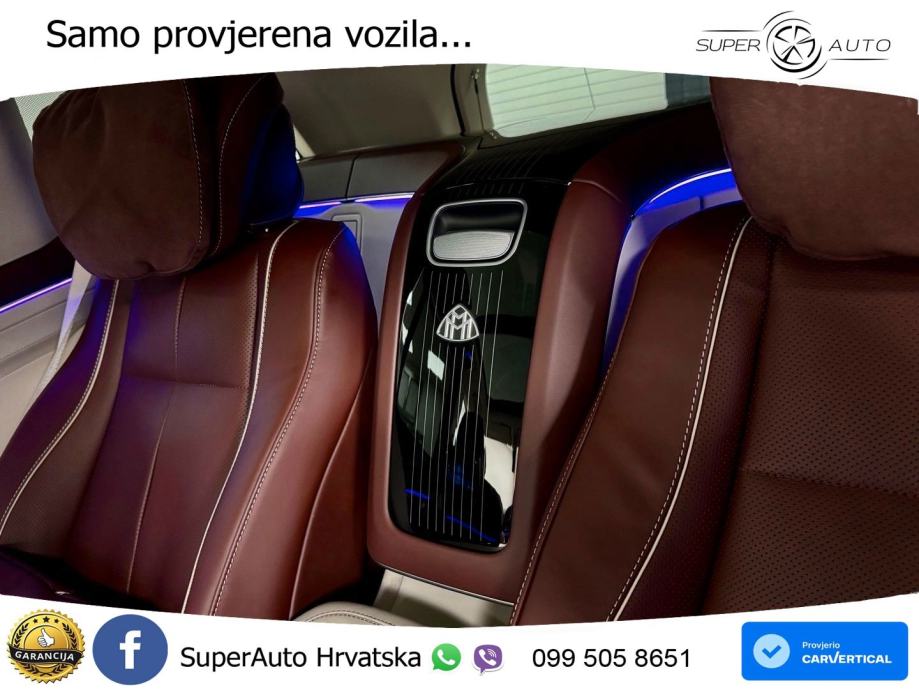 Mercedes Maybach GLS 600 V8 (557 KS) EQ Boost 4MATIC 9G-TRONIC LED+GR, fotografija 14