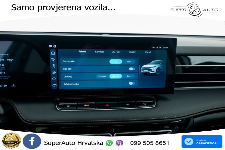 MG HS 1.5T Aut. Luxury 272 KS, LED+ACC+GR SJED+360+VIRT+PDC, fotografija 9