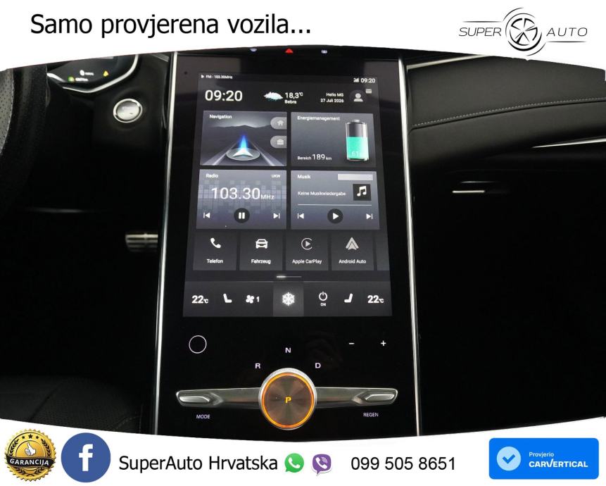 MG Marvel R 70 kWh Luxury 179 KS, ACC+LED+360+GR SJED+PANO+VIRT, fotografija 11