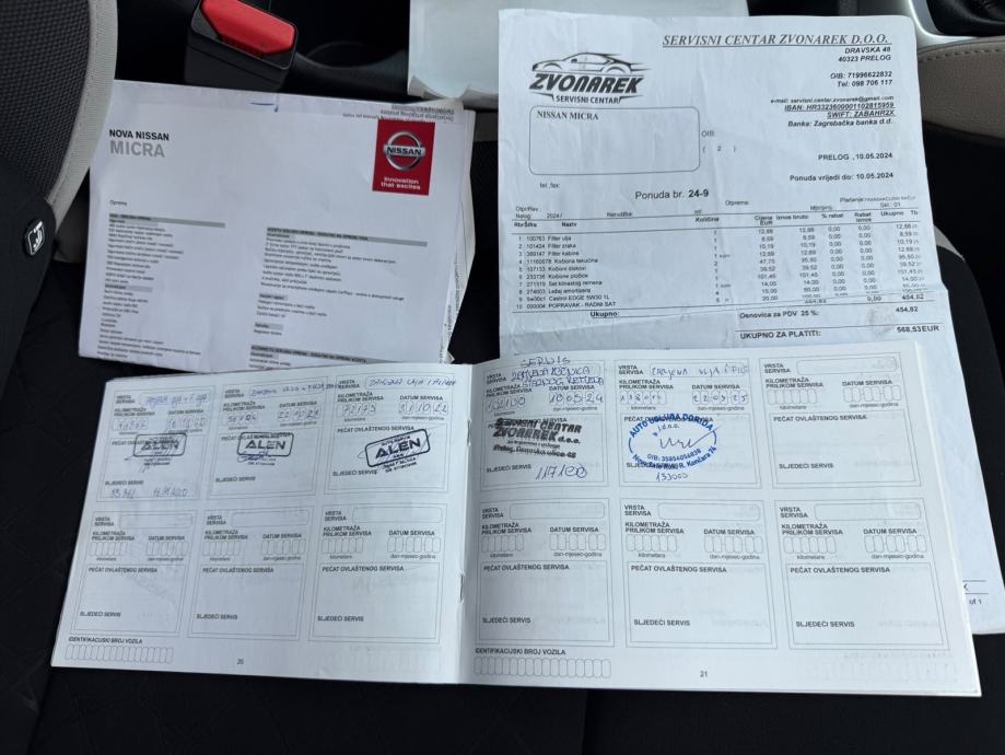 *Nissan Micra 0,9*SERVISNA KNJIGA*HR VOZILO*2017 GODINA*NOVI MODEL*, fotografija 14