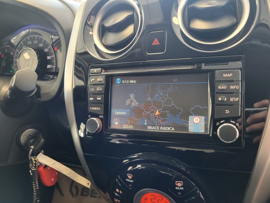 NISSAN NOTE 1.5 DCI AUT.KLIMA NAVI TEMPOMAT KAMERA 360° BLIS ECO MODE, fotografija 17