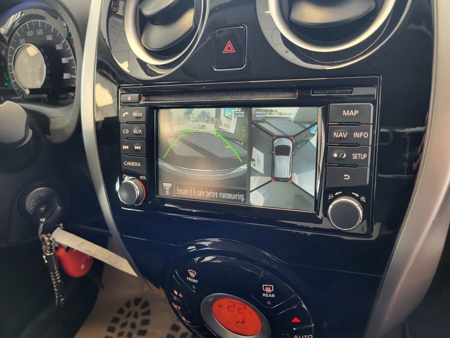NISSAN NOTE 1.5 DCI AUT.KLIMA NAVI TEMPOMAT KAMERA 360° BLIS ECO MODE, fotografija 18